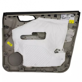 Door trim panel, front left, Ford Escape MK3 13-16 pre-restoration, black, gray insert