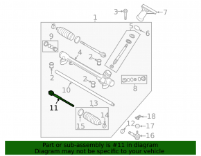 Steering rod right Mazda CX-5 13-16 CTR