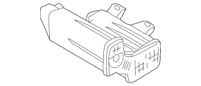 Naked charcoal canister absorber for Mazda3 MPS 2013