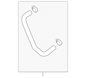 Cooling system hose Mazda 6 18-21 2.5T