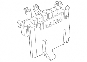Bracket ECU block engine computer right BMW 5 G30 18-19 4.4T