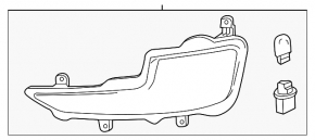 Left turn signal Chevrolet Volt 11-15