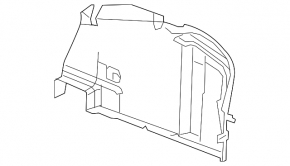 Right arch trim Chevrolet Malibu 13-15