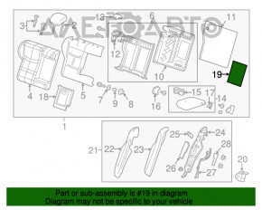 Front Left Side Member Fang Ford Edge 15-24