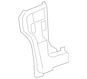 Front left body pillar Chevrolet Volt 11-15