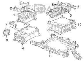 High Voltage Battery Disconnect Control Module Chevrolet Bolt EV 17-23