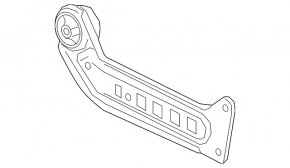 Rear left longitudinal control arm Chevrolet Malibu 16-25 FWD