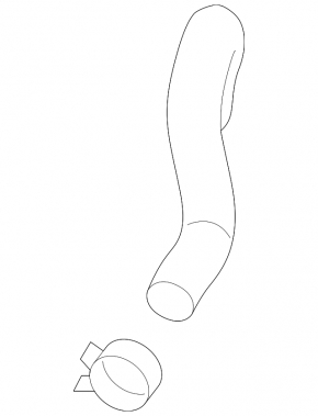 Upper Cooling Hose Subaru Impreza 17-23 GK