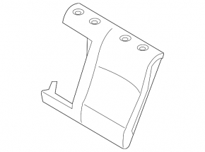 Rear seat back trim, 2nd row, left, BMW 5 F10 14-16, Dakota beige leather, Venetobeige