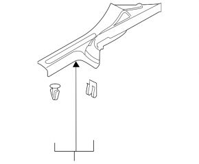 Door sill trim rear right VW Tiguan 18-24 black, type 1