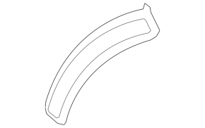 Left front bumper reflector for BMW iX 21-25
