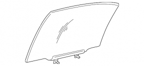 Glass door rear right Lexus IS200 IS300 99-05 scratches