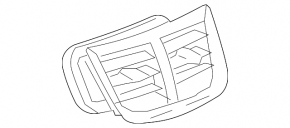 Chevrolet Malibu 16- Center Console Air Duct