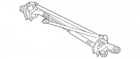 Wiper trapezoid with motor Toyota Sienna 21-25