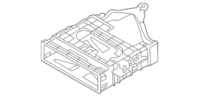 Head unit bracket for Audi A3 22-25