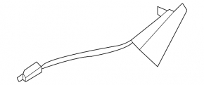 Hyundai Sonata 20-23 HEV front bumper right dimensions
