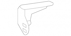 Front muffler bracket for Mercedes C-class W205 300 19-21 body
