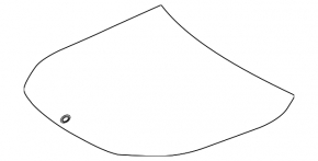 The bare hood of the Mercedes H247 GLA 20-26