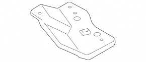Battery tray bracket Mustang mk6 15-