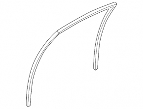 Rear right window seal for Mazda6 03-08