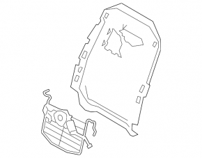 Ford Explorer 20-23 driver's seat lumbar support motor