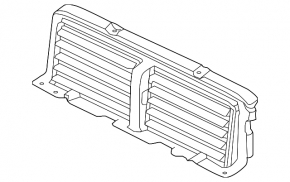 Radiator Deflector Louvers Assembly Jaguar F-Pace X761 17-21