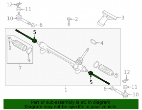 Left steering rod for Mazda CX-50 23-26
