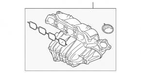 Intake manifold for Toyota Rav4 2.5 10-08
