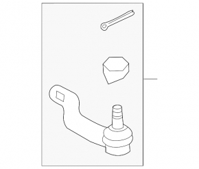Right steering tip for Toyota RAV4 Prime 21-24