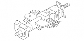 Nissan Murano z50 03-07 steering column