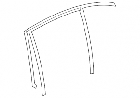 Rear left door glass seal for BMW 3 G20 19-25