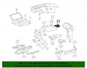 Trunk floor right Lexus GS300 GS350 GS430 GS450h 06-11