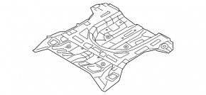 Trunk trough Hyundai Tucson 16-18