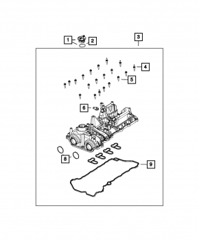 Jeep Cherokee KL 19-23 2.0T Valve Cover