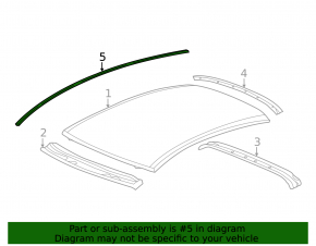 Roof lining left Honda Insight 19-22