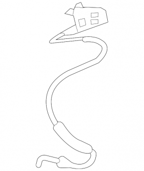 Left rear seat recline lever for Honda Accord 2023-26 with cable
