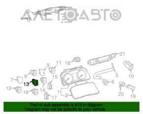 Toyota Highlander 14-16 Steering Wheel Heating Button