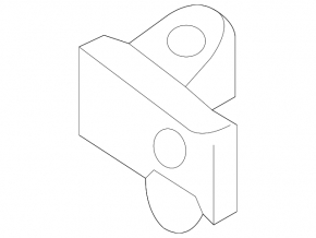 Door hinge upper front right Audi A4 B9 17-