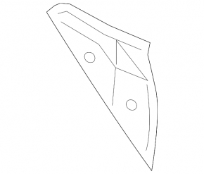 Left Trunk Door Trim Porsche Panamera 14-16