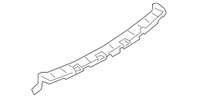 Rear bumper center mount for Porsche Cayenne 19-23