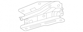 Bonnet hinge left Mercedes W167 GLE 350 450 20-23