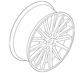 Wheel disk R17 Ford C-max MK2 13-18 curb