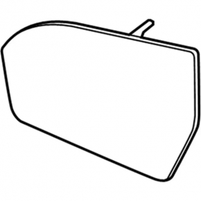 Right mirror element Lincoln MKC 15-19 heated
