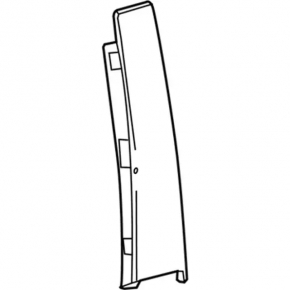 Door trim side rear right Lincoln Nautilus 19-23 front