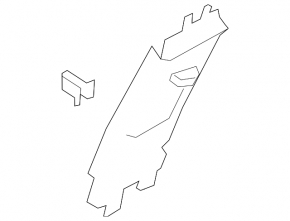 Ford Escape MK4 2022 gray center pillar trim, upper belt, right
