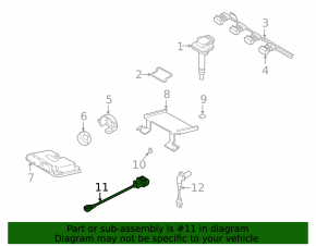 Knock sensor for Audi A6 C8 19-25 3.0T