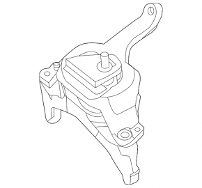 Right engine mount for Nissan Altima 13-18 2.5