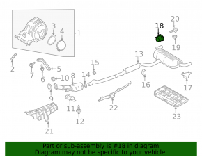 Muffler tip right Infiniti QX50 19- dented