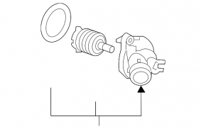 Thermostat housing Cadillac ATS 13- 2.0T