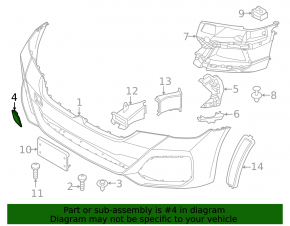BMW 5 G30 21-23 M-sport Front Bumper Tow Hook Cap